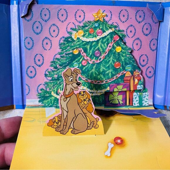 Disney's Lady and the Tramp Pop Up Book, Love Is for Sharing, Rare, 1995 *FLAW - Picture 7 of 7